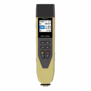 Stick XPro handheld device with display for SWR and RL measurements.