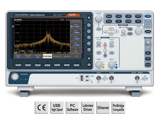 A powerful digital oscilloscope.
