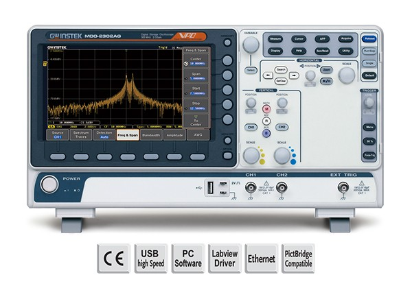 A powerful digital oscilloscope.